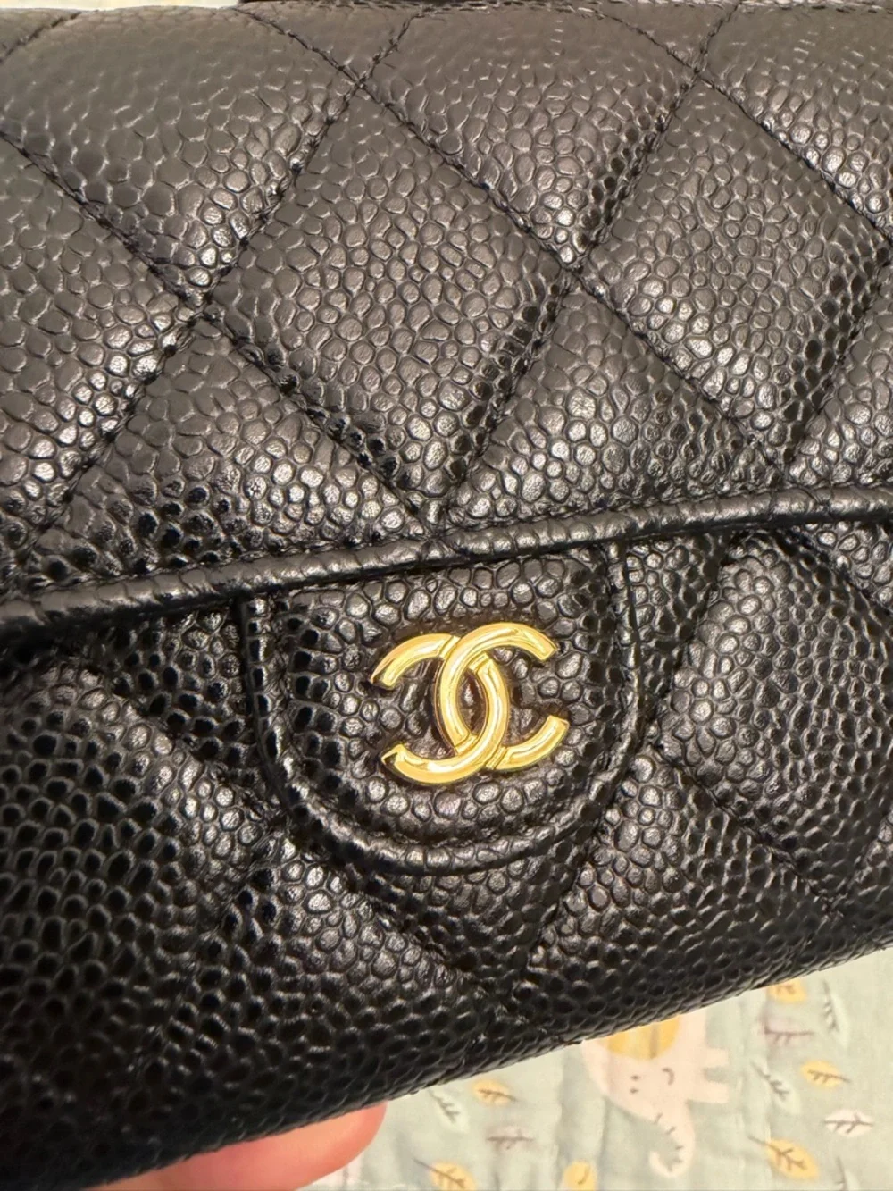 Chanel Caviar Wallet with Authenticity Card (PRICE FIRM)